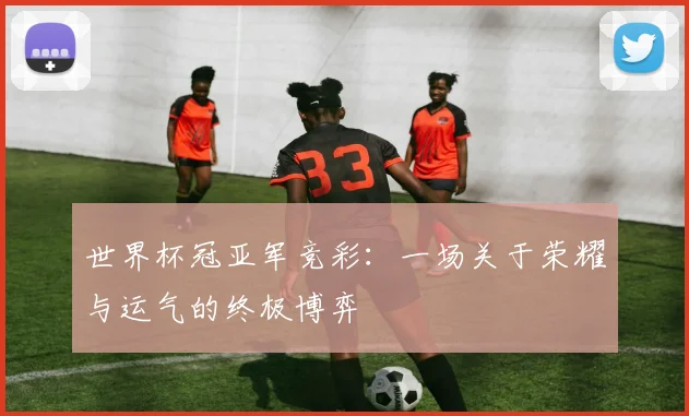 世界杯冠亚军竞彩:一场关于荣耀与运气的终极博弈
